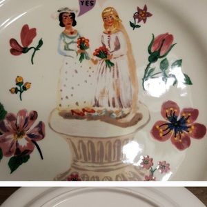 Natalie Lete for Anthropologie two brides plate